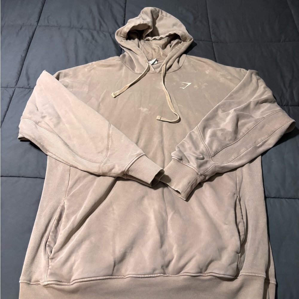 Gymshark Men's Hoodie in Taupe